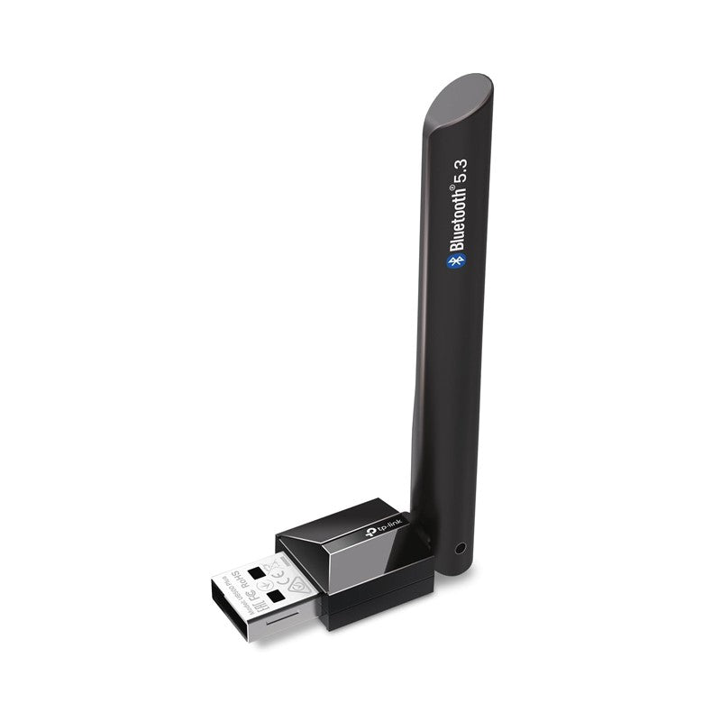 TP-Link USB Bluetooth Adapter for PC, Bluetooth 5.3 Long Range Receiver, Plug and Play, Adjustable Antenna TP-Link USB Bluetooth Adapter for PC, Bluetooth 5.3 Long Range Receiver, Plug and Play, Adjustable Antenna